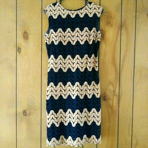 Mystic Tan & Black Dress